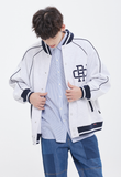 ロマンティッククラウン(ROMANTIC CROWN) BASEBALL COTTON JACKET_LIGHT GRAY