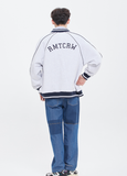 ロマンティッククラウン(ROMANTIC CROWN) BASEBALL COTTON JACKET_LIGHT GRAY