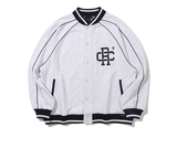 ロマンティッククラウン(ROMANTIC CROWN) BASEBALL COTTON JACKET_LIGHT GRAY