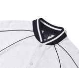 ロマンティッククラウン(ROMANTIC CROWN) BASEBALL COTTON JACKET_LIGHT GRAY