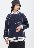 ロマンティッククラウン(ROMANTIC CROWN) BASEBALL COTTON JACKET_NAVY