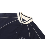 ロマンティッククラウン(ROMANTIC CROWN) BASEBALL COTTON JACKET_NAVY