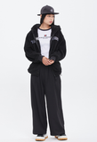 ロマンティッククラウン(ROMANTIC CROWN)  CHILDHOOD FLEECE JACKET_BLACK