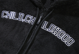 ロマンティッククラウン(ROMANTIC CROWN)  CHILDHOOD FLEECE JACKET_BLACK