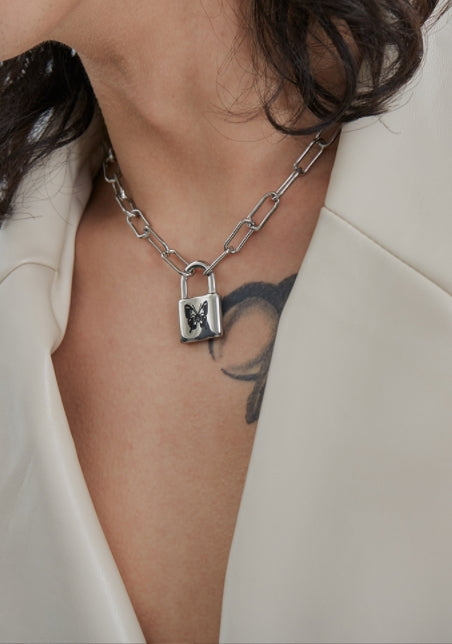 BLACKPURPLE (ブラックパープル) IDO BUTTERFLY NECKLACE