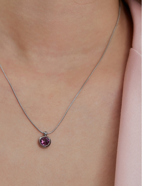 BLACKPURPLE (ブラックパープル) Jasmine necklace