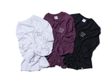 NOMANUAL(ノーマニュアル)  SLOGAN LONG SLEEVE TEE - WINE