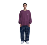 NOMANUAL(ノーマニュアル)  SLOGAN LONG SLEEVE TEE - WINE