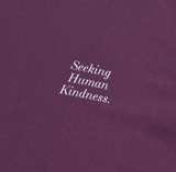 NOMANUAL(ノーマニュアル)  SLOGAN LONG SLEEVE TEE - WINE