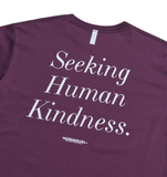NOMANUAL(ノーマニュアル)  SLOGAN LONG SLEEVE TEE - WINE