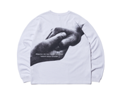 NOMANUAL(ノーマニュアル)  HUMAN KINDNESS LONG SLEEVE TEE - WHITE
