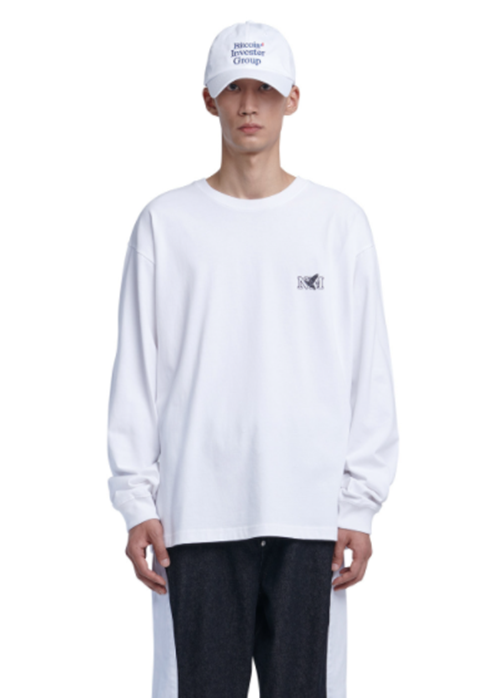 NOMANUAL(ノーマニュアル)  HUMAN KINDNESS LONG SLEEVE TEE - WHITE