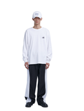 NOMANUAL(ノーマニュアル)  HUMAN KINDNESS LONG SLEEVE TEE - WHITE