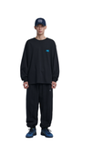 NOMANUAL(ノーマニュアル)  HUMAN KINDNESS LONG SLEEVE TEE - BLACK