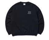 NOMANUAL(ノーマニュアル) SLOGAN SWEATSHIRT