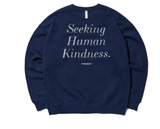 NOMANUAL(ノーマニュアル)  SLOGAN SWEATSHIRT - NAVY