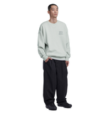 NOMANUAL(ノーマニュアル)  SLOGAN SWEATSHIRT - LIGHT KHAKI