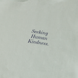 NOMANUAL(ノーマニュアル)  SLOGAN SWEATSHIRT - LIGHT KHAKI