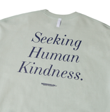 NOMANUAL(ノーマニュアル)  SLOGAN SWEATSHIRT - LIGHT KHAKI