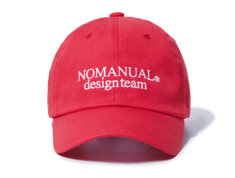 NOMANUAL(ノーマニュアル)  DT BALL CAP - RED