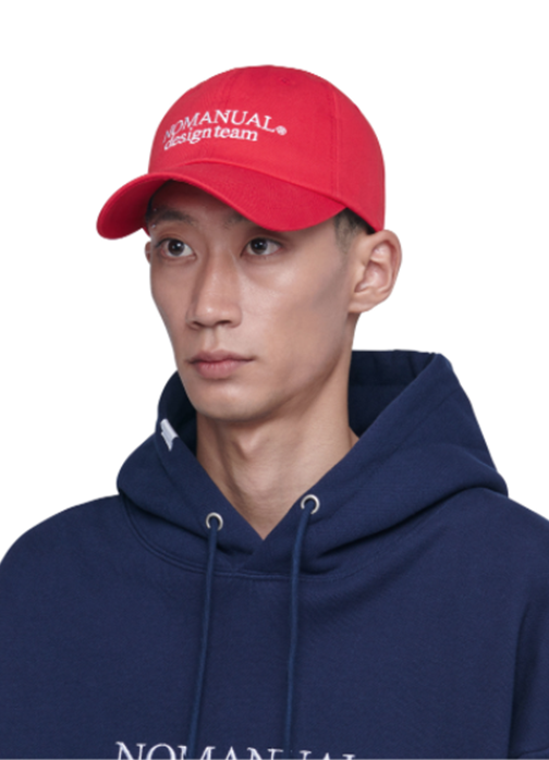 NOMANUAL(ノーマニュアル)  DT BALL CAP - RED