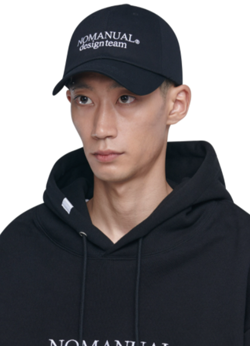 NOMANUAL(ノーマニュアル)  DT BALL CAP - BLACK