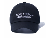 NOMANUAL(ノーマニュアル)  DT BALL CAP - BLACK