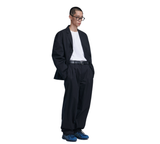 NOMANUAL(ノーマニュアル)  P.S TWO-TUCK PANTS - BLACK