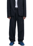 NOMANUAL(ノーマニュアル)  P.S TWO-TUCK PANTS - BLACK