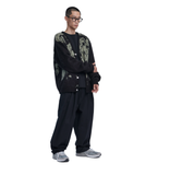 NOMANUAL(ノーマニュアル)  P.S TWO-TUCK PANTS - BLACK