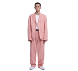 NOMANUAL(ノーマニュアル)  P.S TWO-TUCK PANTS - PINK