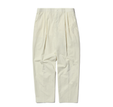 NOMANUAL(ノーマニュアル)  P.S TWO-TUCK PANTS - IVORY