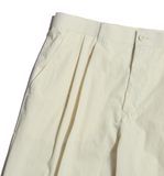 NOMANUAL(ノーマニュアル)  P.S TWO-TUCK PANTS - IVORY