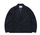 NOMANUAL(ノーマニュアル)  P.S THREE BUTTON JACKET - BLACK