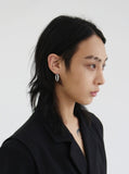 BLACKPURPLE (ブラックパープル) medium clair inner half earring M