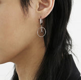 BLACKPURPLE (ブラックパープル) poligon gather earring