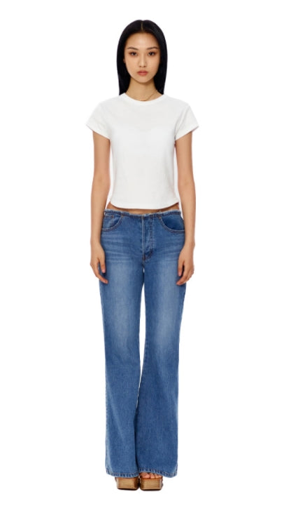 curetty (キュリティー)  C 90S LINE BASIC T-SHIRT_WHITE