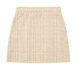 curetty (キュリティー)  C GLITTER TWEED MINI SKIRT_BEIGE