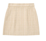 curetty (キュリティー)  C GLITTER TWEED MINI SKIRT_BEIGE