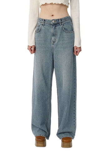 curetty (キュリティー)  C VINTAGE LOOSE-FIT DENIM PANTS_SKY BLUE