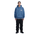 NOMANUAL(ノーマニュアル) DOODLE LOGO HOODIE - LIGHT NAVY