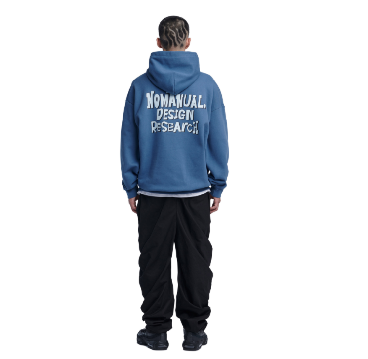 【NOMANUAL】DOODLE LOGO HOODIE ■日本在庫なし■関税込み NOMANUAL(ノーマニュアル) DOODLE LOGO HOODIE - BLACK