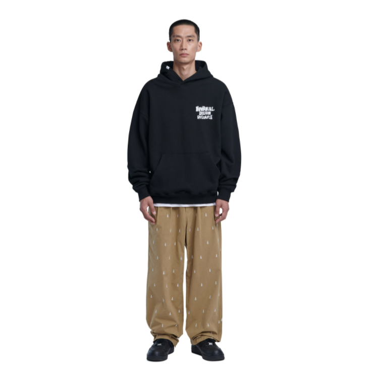 ●NOMANUAL●DOODLE LOGO HOODIE 3色 男女兼用 フーディ ○NOMANUAL○DOODLE LOGO HOODIE 3色 男女兼用 フーディ