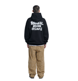NOMANUAL(ノーマニュアル) DOODLE LOGO HOODIE - BLACK