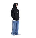 NOMANUAL(ノーマニュアル) DOODLE LOGO HOODIE - BLACK