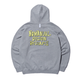 NOMANUAL(ノーマニュアル) DOODLE LOGO HOODIE - GRAY