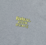 NOMANUAL(ノーマニュアル) DOODLE LOGO HOODIE - GRAY