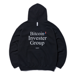 NOMANUAL(ノーマニュアル) BITCOIN GROUP HOODIE - BLACK