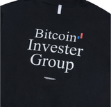 NOMANUAL(ノーマニュアル) BITCOIN GROUP HOODIE - BLACK