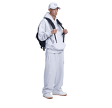 NOMANUAL(ノーマニュアル) BITCOIN GROUP HOODIE - WHITE MELANGE